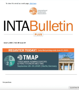 INTA Bulletin June 4, 2025